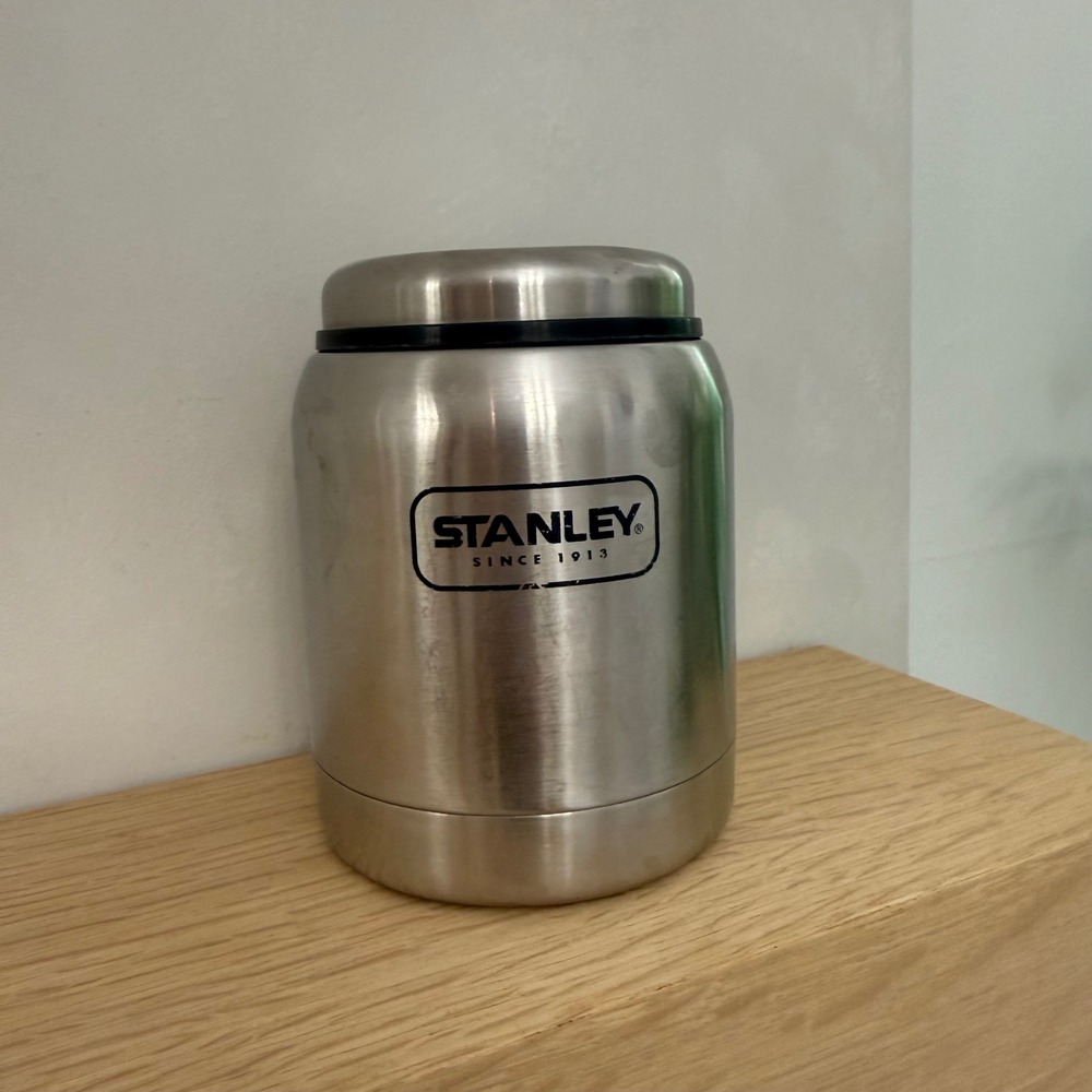 Stanley 14oz Thermos Stainless Steel Vacuum Insulated Food Jar Silver 20-00889